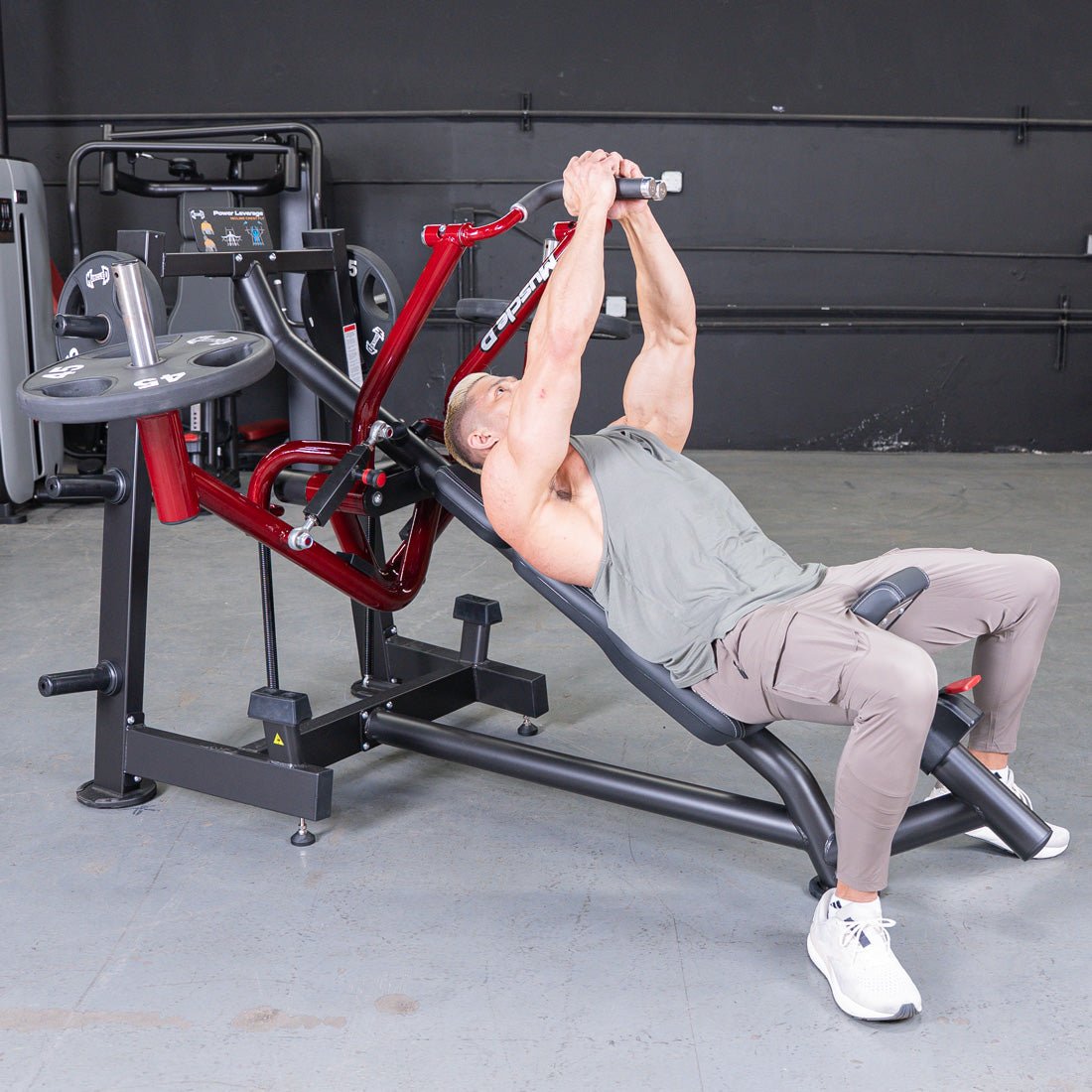 Power Leverage V2 Incline Pec Fly | Iso-Lateral Chest Machine – Muscle D Fitness