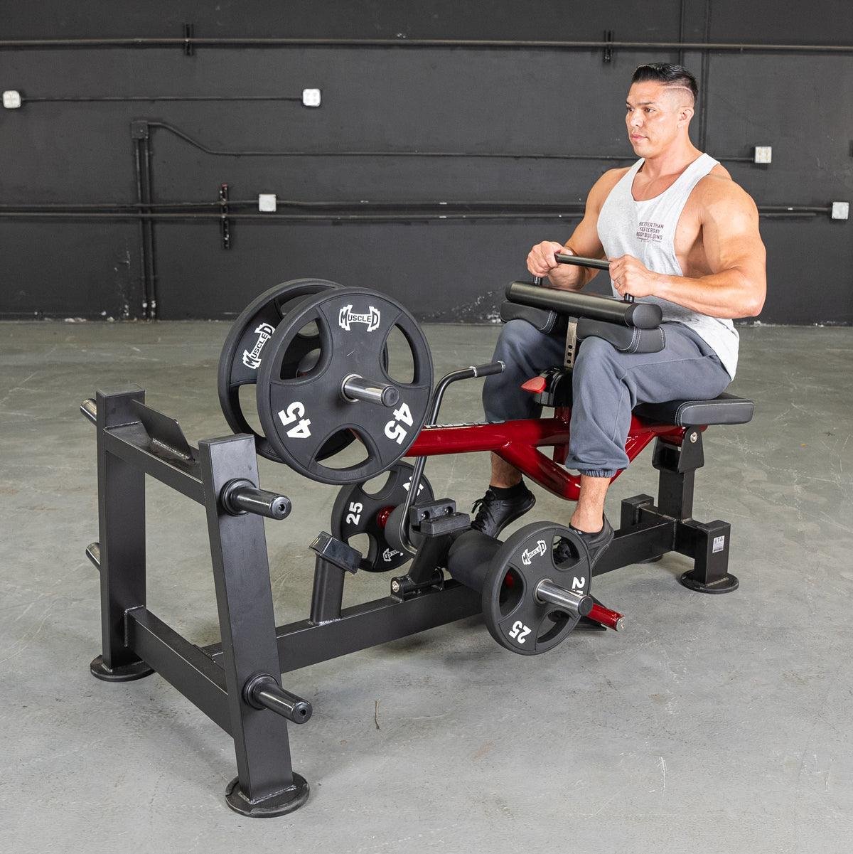 Power Leverage V2 Seated Calf / Tib - Muscle D Fitness