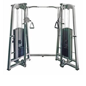 Megatron Quad Functional Trainer - Muscle D Fitness - Selectorized Weight Adjustment - Angled Chin Bar - Adjustable Columns