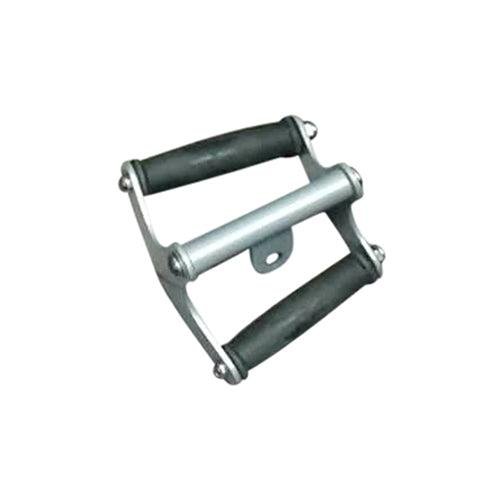 Rotating Low Pulley Bar(Double Handle) - Muscle D Fitness - Rubber Grip Rotating Low Pulley Double Handle bar
