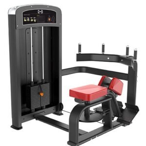 Elite Selectorized Rotary Torso - Muscle D Fitness - Commercial - Adjustable Seat - Pin Selectorized Stack - Oblique Trainer