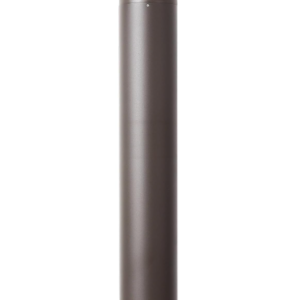 LED Rounded Bollard Light, 24W, CCT Tunable 3000K/4000K/5000K, 2,760 Lumens, 120-277 VAC