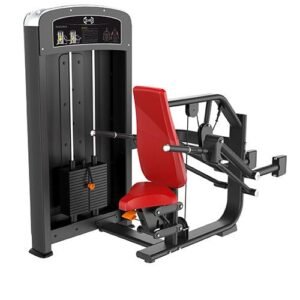 Elite Selectorized Triceps Press - Muscle D Fitness - Commercial Adjustable Seated Pin Selectorized Triceps Press Dip Press