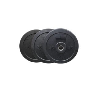 USA Bumper Plate Set - Premium Crumb Rubber Weight Plates