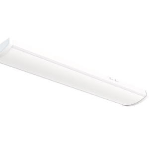 4FT LED Wide Wraparound Fixture with Lumen Switching