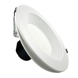 LED Recessed Downlight, 8 Inch, Selectable 18W/27W/36W and CCT 2700K/3000K/3500K/4000K/5000K, 4,000 Lumens, 120-347 VAC