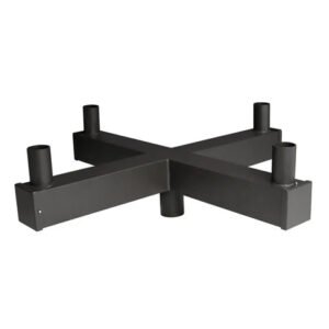 Low Profile Bullhorn Adapter – 4 Vertical Tenons at 90° for Area Light Fixtures