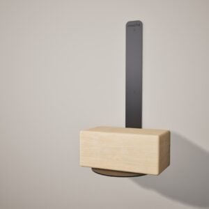 Yoga Block Wall Bracket | Black