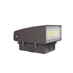 LED Adjustable Wall Pack lIGHT– 40W-60W-80W-100W - 13,000 Lumens - CCT Selectable 3000K-4000K-5000K - Built-in Photocell - 120-347V - IP65 Waterproof - UL & DLC Listed - Bronze Housing