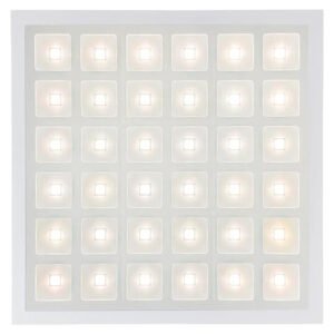 SQUARE LED Designer Troffer, 2ft x 2ft, 40W, 4000K, 5000 Lumens
