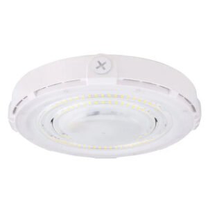 LED Parking Garage Light - 90W - 10,350 Lumens - 5000K Daylight - IP65 Waterproof - DOB Technology - UL Listed - 120-277V - White Housing