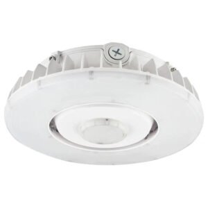 LED Parking Garage Light - 75W - 8,876-10,485 Lumens - CCT Adjustable 3000K-4000K-5000K - IP65 Waterproof - UL & DLC Listed - 100-277V - White Housing