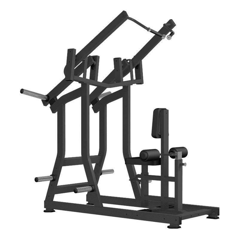 Excel Iso-Lateral Front Lat Pulldown - Muscle D Fitness - Plate Load Lat Machine - Gas Shock Assisted Seat Adjustment