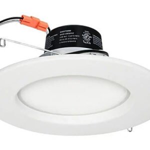 6 Inch LED Baffle Retrofit Downlight, 14W, Selectable CCT, 1,100 Lumens, 120 VAC
