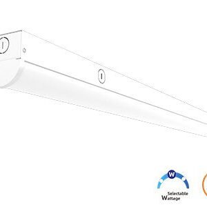 LED Linear Strip Light - 3-Pin Sensor Base, 8ft, Selectable 60W/70W/80W and 3500K/4000K/5000K, 10,400 Lumens