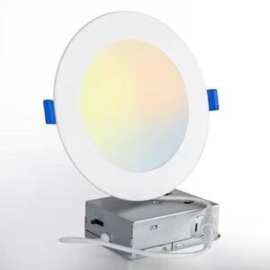 4 Inch LED Canless Downlights, 10W, Selectable CCT, 700 Lumens, 120 VAC