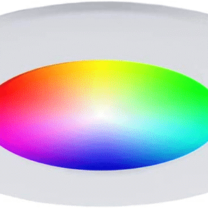WIFI Smart LED Downlight with Junction Box, 6 Inch, 12W, RGB, 900 Lumens, 100-130 VAC
