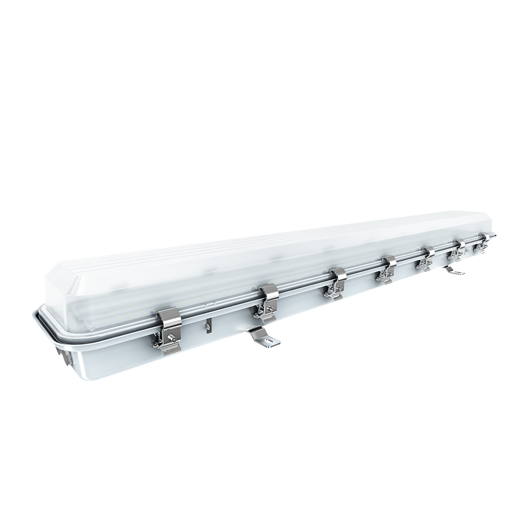 4ft LED Explosion Proof Vapor Proof Light, 50W, R Series, 5000K, 7,000 Lumens, 100-277 VAC