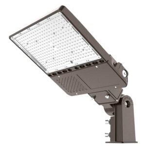 150W LED Parking Lot Light, Slip Fitter Mount, 5000K, 22500 Lumens, 120-277 VAC, Built-in Photocell
