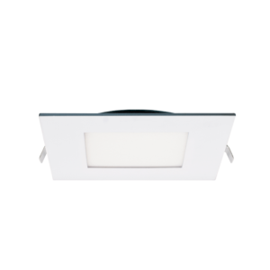 6 Inch Square LED Recessed Light, 10W, Selectable CCT, 1,100 Lumens, 120 VAC