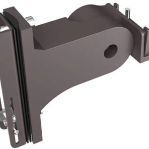 Adjustable Square & Round Pole Mount Ver2 – Dark Bronze - Universal Tilt Bracket for XALH LED Area Lights