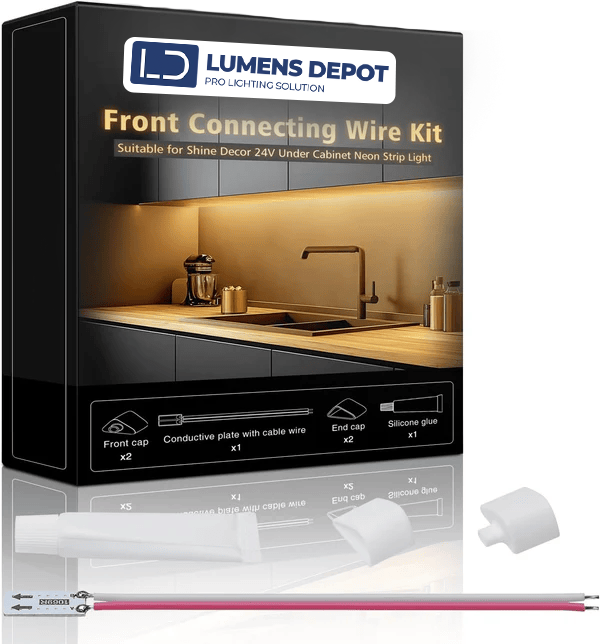 24V Under Cabinet Led Strip Connector Wire Kit