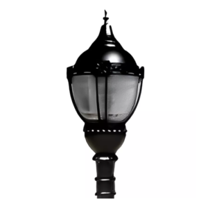 LED Post Top Light, Selectable 100W/80W/60W and CCT 3000K/4000K/5000K, 100-277 VAC, 14000 Lumens, Built-in Photocell