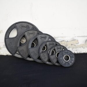 Pro Rubber Olympic Plates - Per Pair - Muscle D Fitness - High-Quality Virgin Rubber Olympic Plates