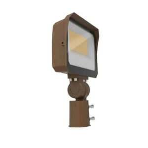 LED Flood Light with Slip Fitter Mount – 80W/60W/35W Selectable- High-Performance Outdoor Lighting
