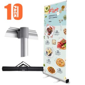 Yescom Retractable Banner Stand 33" x 79" Base 10ct/pack
