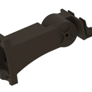 Adjustable Square & Round Pole Mount Ver2 – Dark Bronze - Universal Tilt Bracket for ALH LED Area Lights