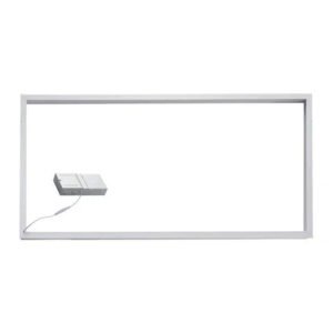 LED Grid Frame Ceiling Light, 60W/50W/40W, 2x4, Adjustable Watts & CCT,3000K-6500K, 7500 Lumens