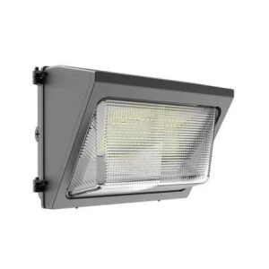 LED Wall Pack with Built-in Photocell- PC Lens, 100W, 5000K, 13,000 Lumens, 100-277 VAC