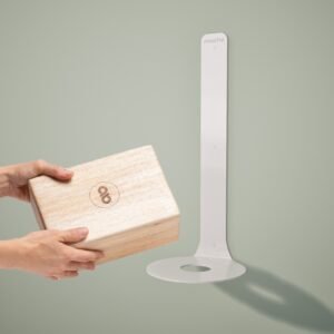 Yoga Block Wall Bracket | White