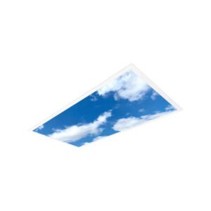LED Ceiling Panel Light, Cloud Design, 40W/50W/60W/70W, 2x4, Selectable CCT 4000K-6500K, 9100 Lumens