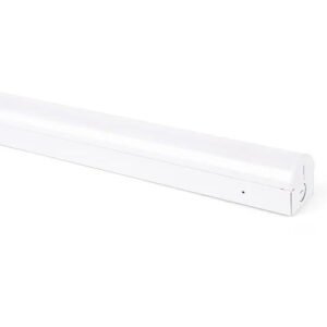 LED Linear Strip Fixture, 8ft, Adjustable 60W/68W/72W/80W and CCT 3500K/4000K/5000K, 10,400 Lumens