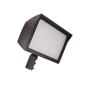 LED Flood Light – Adjustable Wattage 300W/400W/500W - Slip Fitter, Yoke Mount & U-Bracket Included - High-Powered Outdoor Lighting