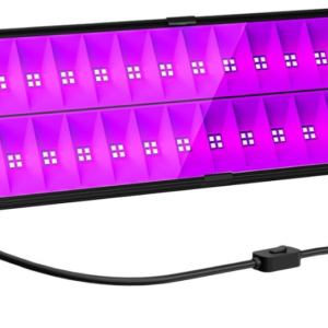 150W LED UV Black Light Bar – IP65 Waterproof UV Wash Light for Outdoor & Indoor Glow Parties, Stage Lighting, Halloween – 5FT Cable with Plug