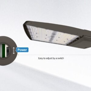 LED Area Light, Selectable 170W/200W/220W/240W, 5000K, 36,000 Lumens, 120-277 VAC, Shorting Cap Included