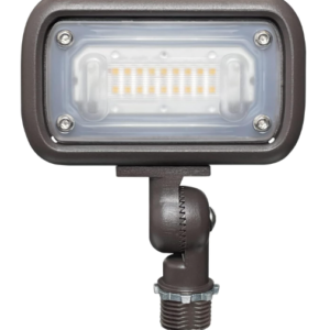 15W LED Knuckle Flood Light, 5000K Daylight, 1500 Lumens, 100-277V, Waterproof Outdoor Security Fixture, 50W MH Equivalent, UL Listed